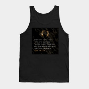 Epictetus's Wisdom on Suffering Tank Top